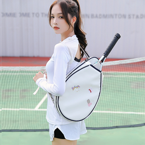网球包单肩斜挎背包男女便携2024新款韩国高端青少年儿童羽毛球包