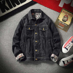 黑白禁区淦天雷欧豪终极笔记吴邪曾舜晞同款秋款牛仔夹克外套衣服