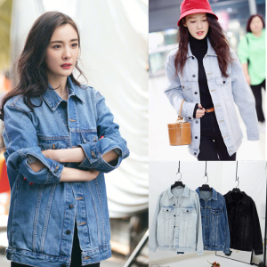杨幂明星同款牛仔外套女-淘宝拼多多热销杨幂明星同款牛仔外套女货源