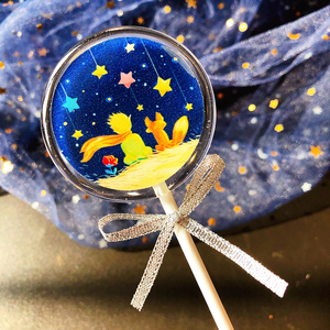 星空水晶钻石创意小王子棒棒糖日本食玩送女生男生儿童生日伴手礼