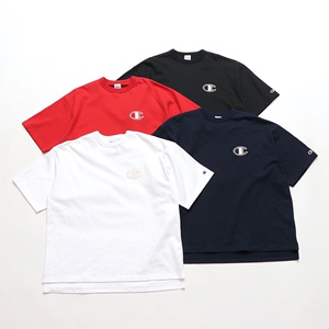 日本champion冠军大c标logo宽松纯棉圆领短袖t恤男女百搭c3 v329