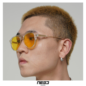 439嘻哈rapper银边酷帅中性感防紫外线墨镜太阳眼镜2人付款39