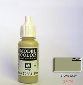 Vallejo AV 手涂模型水性漆颜料旧化 AV70884石头灰色 17ml 104