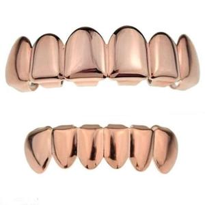 牙套嘻哈hiphop镶钻石说唱小丑钢银色金牙齿装饰欧美满钻水钻牙饰