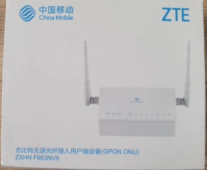 全新中国移动通用光猫中兴zxhn f663nv9 gpon千兆一体机_阿里巴巴找货
