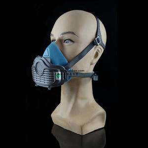 思创1030A 新款硅胶工业半面罩呼吸器KN90劳保电焊防尘防护过滤棉