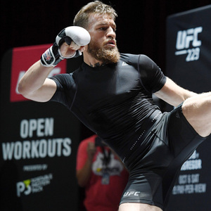 ufc康纳 麦格雷戈 压缩衣综合格斗训练服短袖t恤紧身高弹运动速干
