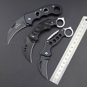 战狼鹰爪刀爪子刀小刀小号迷你随身折叠刀便携水果刀具防身冷兵器