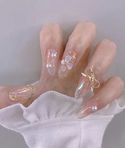 指甲贴片美甲成品贝壳甲