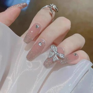 新娘指甲贴片成品甲片孕妇2021新款美甲贴拍婚纱照结婚婚礼4人付款