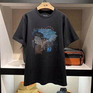 coach蔻驰男青年休闲圆领短袖t恤全棉舒适活力2022新款夏季c7831