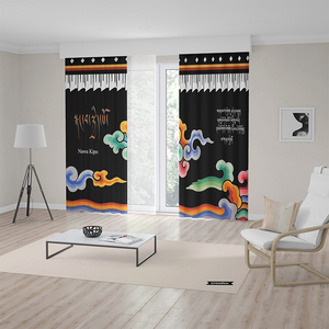 定制成品窗帘民族风卧室藏式客厅潮流个性西藏小窗户免打孔安装