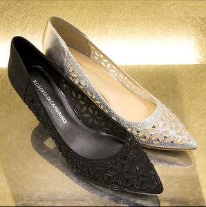 专柜诺贝达女鞋春季新款尖头低跟镂空流行时尚春款单鞋rs78101