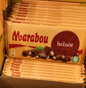瑞典直邮marabou多种口味巧克力 大号 185-200克 运费另计