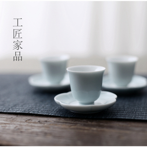 工匠家品《宋青釉》玉兰杯小茶杯功夫茶具