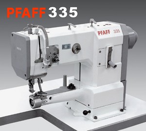 德国百福工业缝纫机PFAFF335筒式三同步箱包小皮件缝制