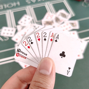 迷你扑克牌纸牌儿童迷你版小扑克牌小型扑克牌mini便携可爱纸牌