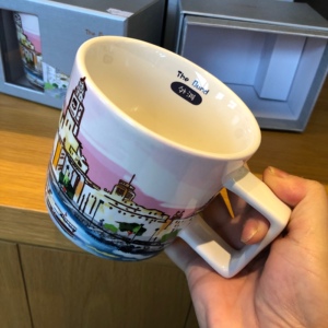 starbucks星巴克14oz外滩马克杯|上海城市杯|414ml|桌面杯