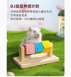 DIY木制品 仓鼠木质品 龙猫金丝熊 木质 玩具 秋千木屋 木梯