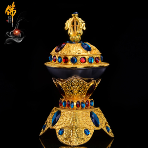 托巴藏传佛教法器用具佛教用品护法供杯修法密法颅器灌顶供酒杯