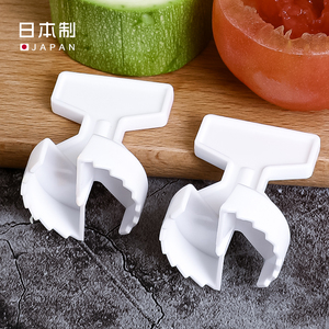 日本进口kokubo蔬菜挖孔制作器创意挖孔模具厨房烹饪料理工具DIY