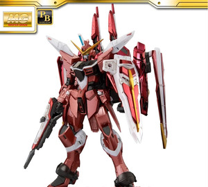 现货万代pb限定mg 1/100 zgmf-x09a 电镀正义 justice高达 金属色