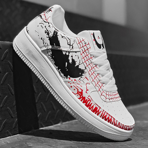 漫威毒液aj空军一号男鞋夏季百搭板鞋男士休闲鞋透气小白鞋子男潮