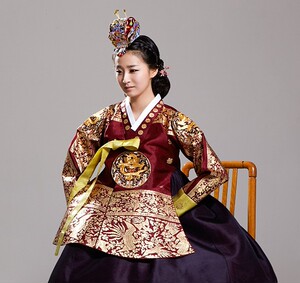 000人付款淘宝韩国进口面料唐衣韩服新娘婚礼敬酒韩服古代宫廷韩服707