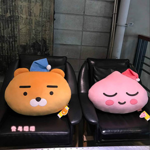 韩国kakao friends卡考ryan大抱枕apeach毛绒公仔午睡枕腰枕靠枕
