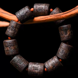 禅香木珠手链男