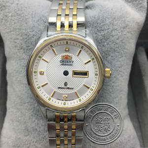 女款双狮表壳装55840 55841机芯女双狮双历套壳实心蓝宝手表配件