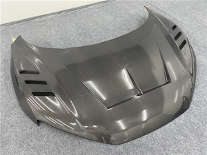 适用于奥迪R8改装1016碳纤维机盖 Audi R8开孔引擎盖 发动机罩