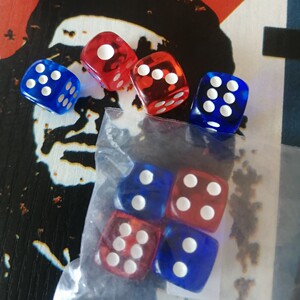 红白蓝透明强弱各种磁控大小码可色骰子色子骰子骰子定制遥控色子