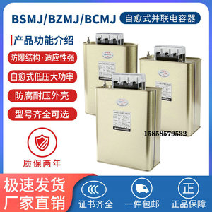 上海威斯康BSMJ0.4/0.45-15-3 16 18 20 25 30 40 并联电力电容器