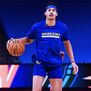 勇士队安德鲁·威金斯格林库里篮球宽松文化衫训练服运动短袖t恤