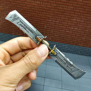 1/12兵人武器配件shf灭霸双刃刀figma场景大刀6寸可动人偶模型bjd