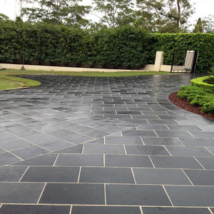 天然青石板庭院花园室外阳台铺院子露台仿古防滑别墅地砖户外石材