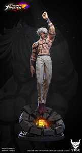 拳皇97 太阳神大蛇手办雕像gk树脂模型限量版超大发光正品 发顺丰