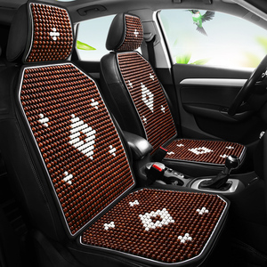 汽车坐垫冰凉夏天单片凉垫木珠后排主驾驶座椅套夏天凉爽车内座垫