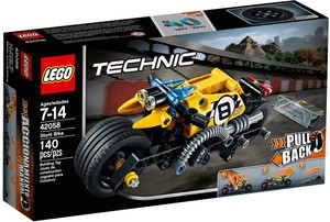 LEGO 42058 乐高积木玩具 科技机械组 回力特技摩托车