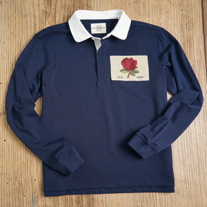 专柜现货kent&curwen肯迪文kc 玫瑰花系列长袖polo衫复古小贝汉姆