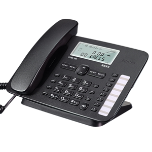 飞利浦CORD385自动录音电话机座机家用办公答录固定坐机内置16G卡