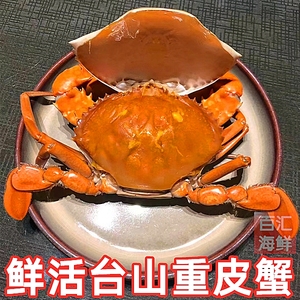 【重皮蟹】150克/只台山鲜活重壳蟹软壳蟹青蟹换壳膏蟹肉蟹奄仔蟹