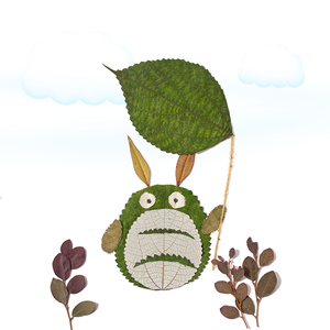 树叶手工贴画成品小学生幼儿园儿童diy材料包真创意秋天植物标本