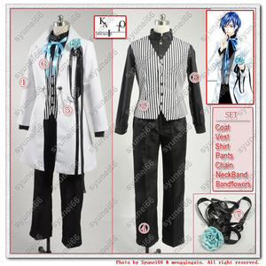 v家vocaloid 大哥kaito公式 山茶花 kaito 大哥 cos服装