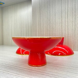 乔迁搬家过年分岁正月酒 金四方节节高高脚碗温州同城配送上门