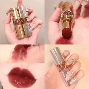 ysl圆管星星夹心02星辰碎钻枣泥棕/绝版复刻限量回归圆管76