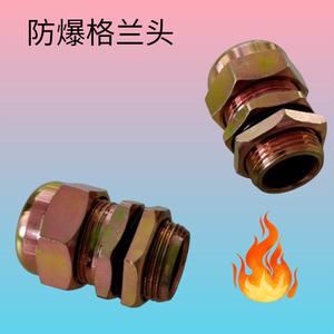 bdm防爆格兰头6分电缆夹紧密封接头4分密封接头g1/2碳钢镀锌g3/4