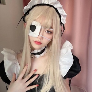 ins暗黑系眼罩可爱中二病独单眼罩女少女心卡通cosplay道具单眼正