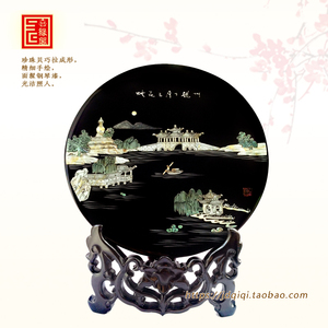非遗扬州漆器木胎螺钿古风家具摆件中国传统文化搬家开业礼品送人